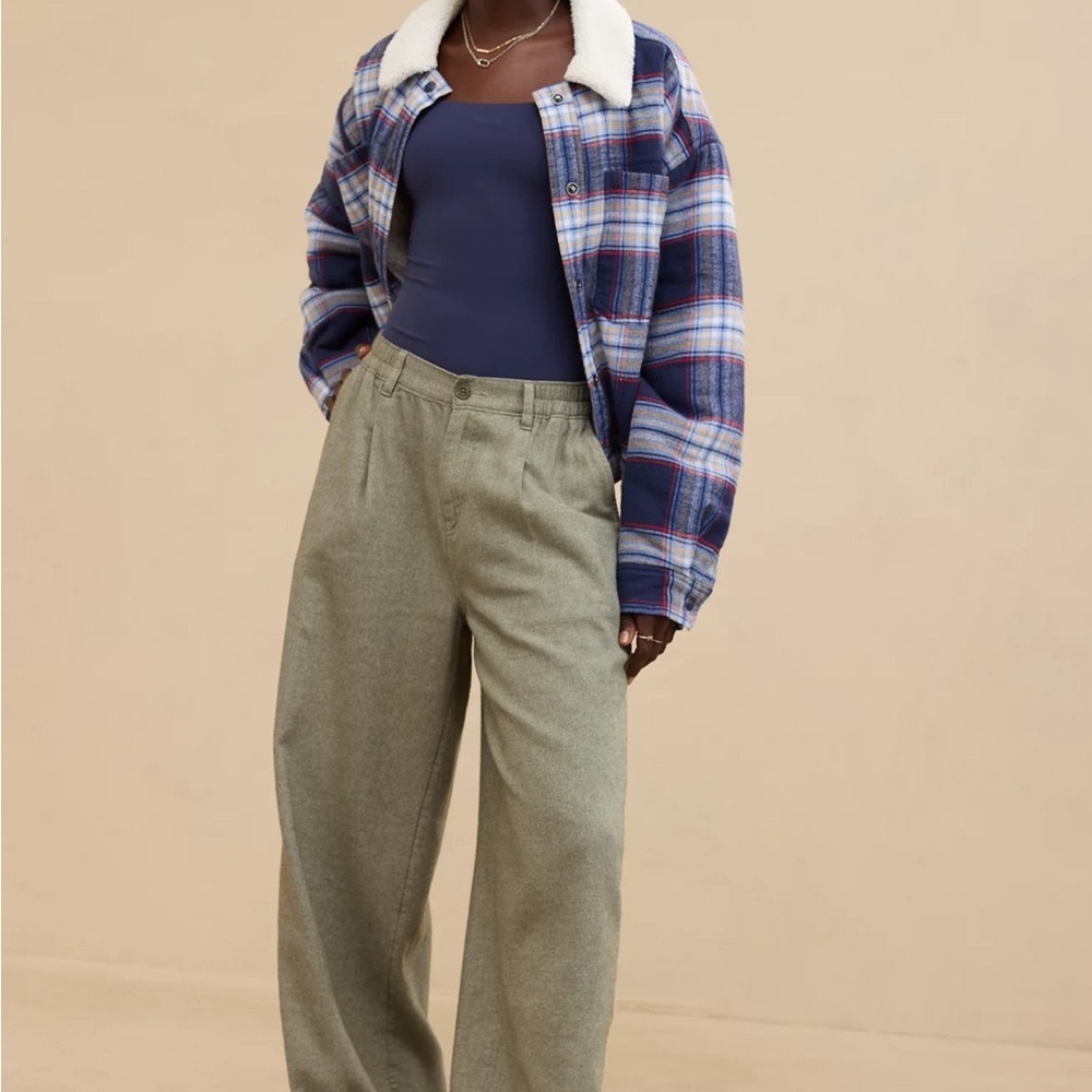 Aerie Anytime High Wasted Trouser